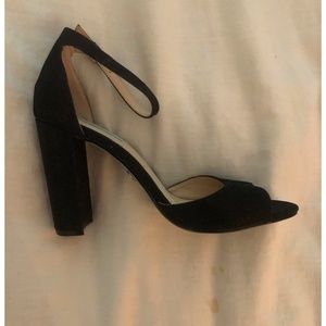 Betsy Johnson Black Chunky Heel